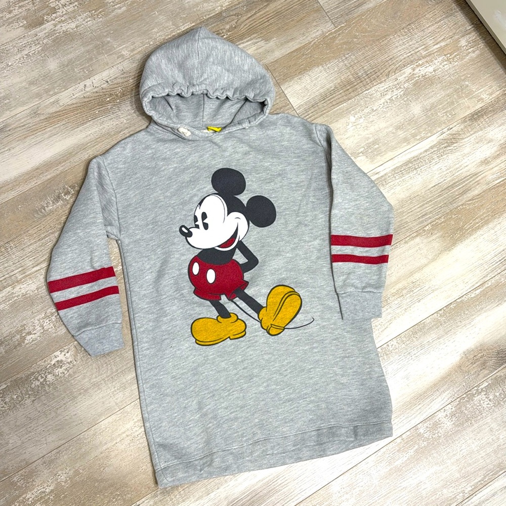 Zara kids Disney Mickey Mouse Girls hoodie. Size: 10 
Color: Grey